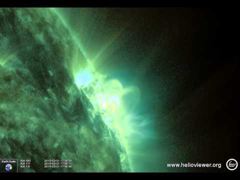 AIA 131/171/193 (2015-03-01 16:32:09 - 2015-03-01 19:30:54 UTC)