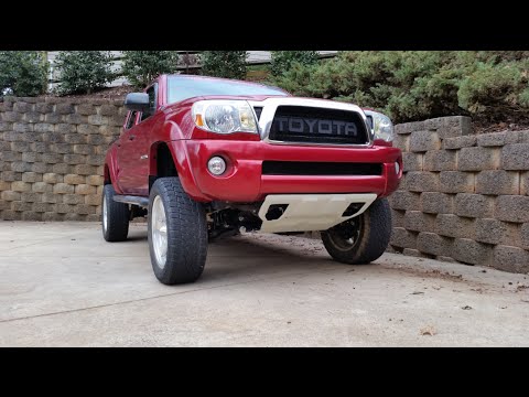 2ND Generation Toyota Tacoma Factory Skid Plate Installation | 6 INCH LIFT