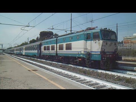 LA MICIDIALE STROMBAZZATA DEL E656.099 SULL' ICN 1960 IN TRANSITO A POMEZIA!!