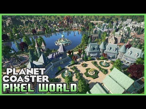 PIXEL WORLD! 6 Theme Mega Park! Park Spotlight 67 #PlanetCoaster