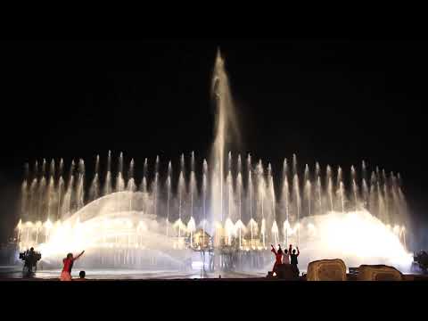 Сингапур. Остров Сентоза (Sentosa). Лазерное шоу "Песни Моря" (The Song of the Sea).