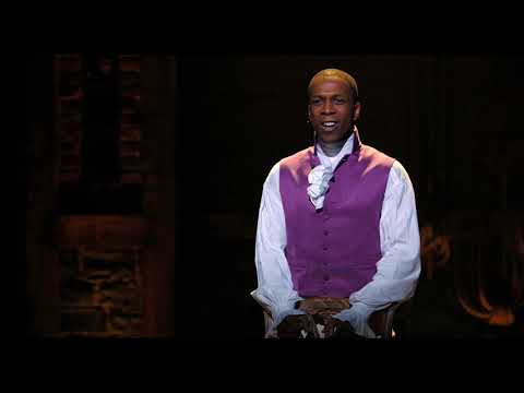 Screenshot from Dear Theodosia song text video by Lin-Manuel Miranda & Leslie Odom Jr.