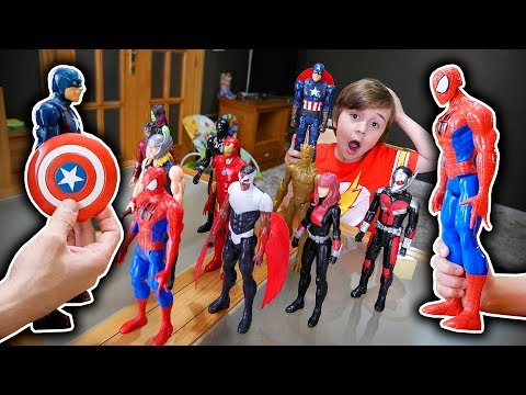 MARCOS PRETEND PLAY WITH MARVEL TOYS - Avengers Endgame