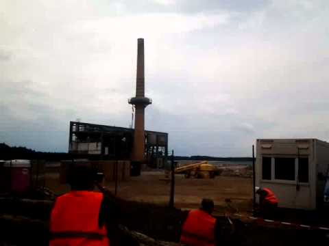 Schornstein Sprengung in Walddrehna