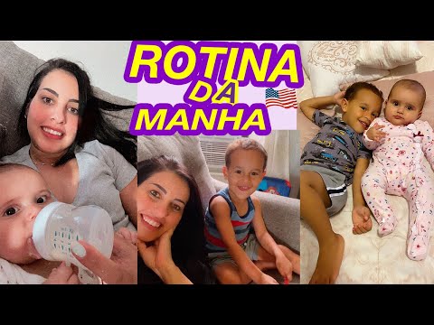 ROTINA DA MANHA COM 2 FILHOS NOS EUA (PARTE 1) NAH MOURA!!!!!