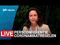 LIVE: Burgemeester Halsema kondigt nieuwe maatregelen aan voor Amsterdam