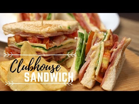 How To Make Clubhouse Sandwich At Home - Sandwich Recipes