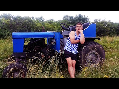 САМОДЕЛЬНЫЙ ТРАКТОР ТЕХНАРЯ КОЛХОЗНИКА