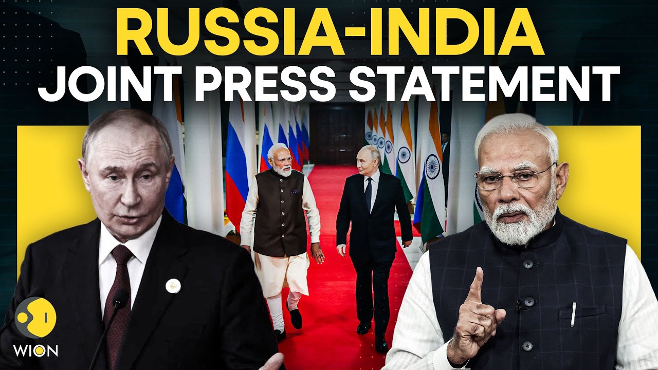 Modi–Putin Joint Press Statement LIVE: India-Russia's Big Announcement From Hyderabad House | WION