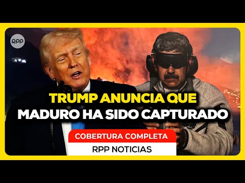 🚨 Captura de Maduro: Trump anuncia plan de EE. UU. para Venezuela #RPPEspeciales