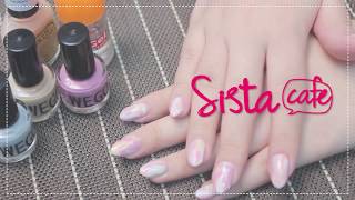 เทคนิคทาเล็บ ลายเล็บ สีรุ้ง พาสเทล
