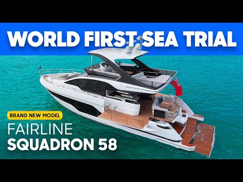 Driving the £1.6 Million Fairline Squadron 58