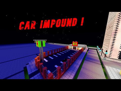 INSANE Minecraft Car Impound Build by Benny!!
