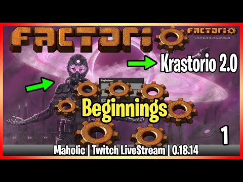 ⚙️Factorio Krastorio 2 Mod✅🏭➡️Humble Beginnings x01