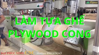 Cách tạo ra các tựa ghế cong bằng ván lạng và máy cnc 4D Woodmaster WM-4DR2X như thế nào?
