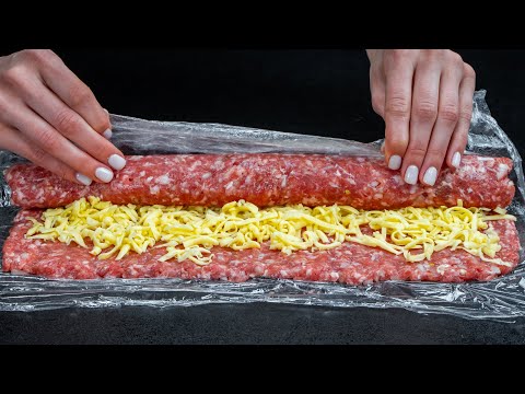 Prepare the fastest and the most juicy meatballs from a roulade