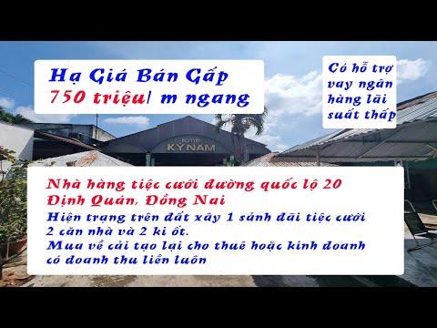 Bán nhà mặt tiền Quốc Lộ 20, Xã Phú Lợi, huyện Định Quán, tỉnh Đồng Nai