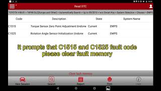 Reparación efectiva y code c1515 Toyota