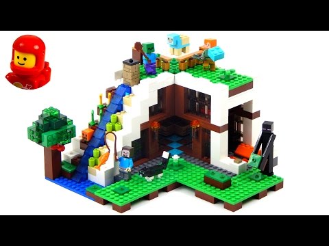 Vidéo LEGO Minecraft 21134 : La base sous la cascade