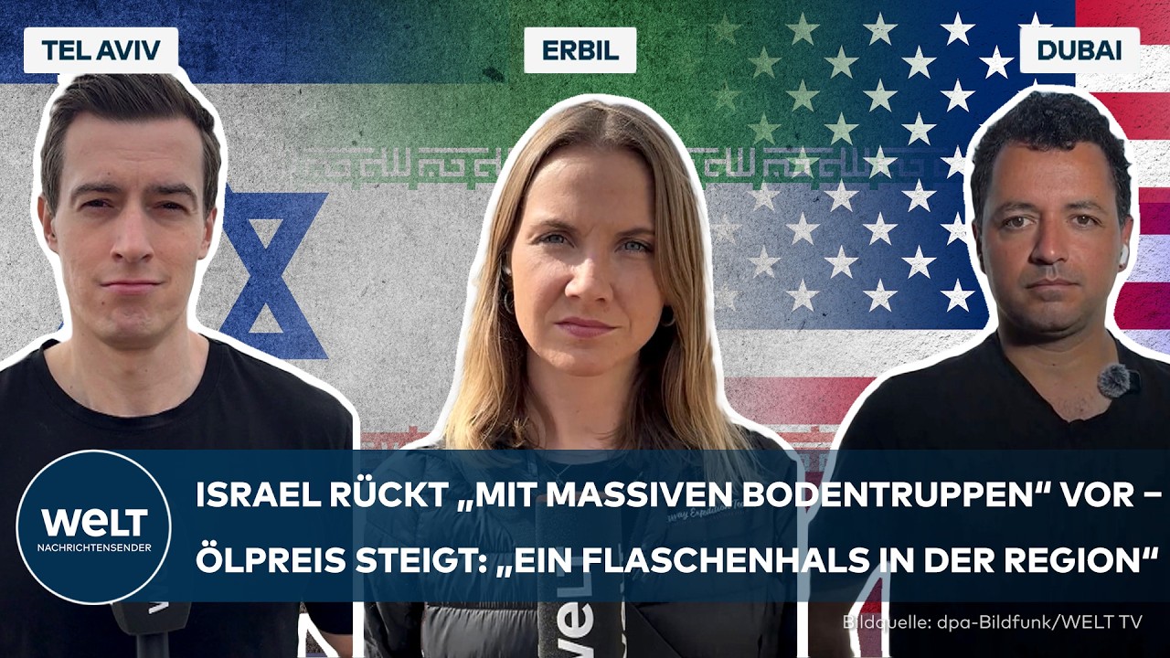 IRAN-KRIEG: Straße von Hormus dicht – Israel startet Bodenoperation – Raketenalarm in Dubai