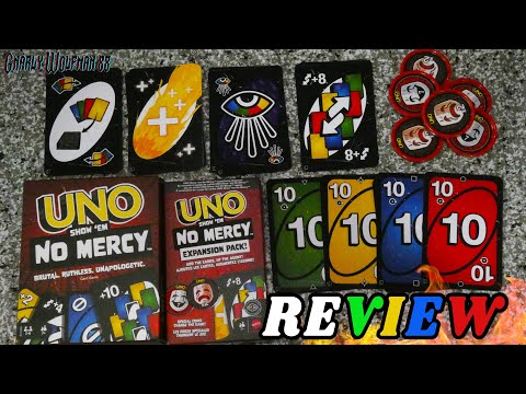 UNO Show 'Em No Mercy Expansion Pack! Card Game Rules & Review