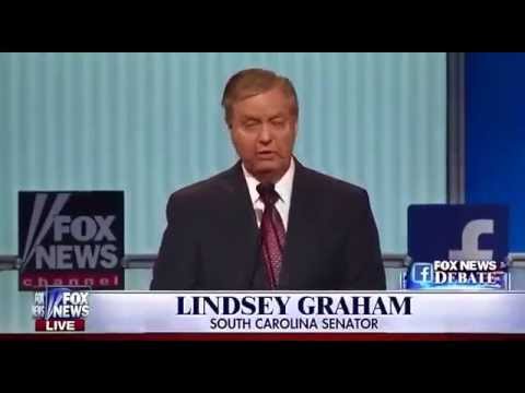 Lindsey Graham Entire Commentary from Fox News GOP Debate 8-6-15