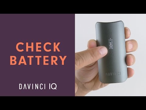 How to Check DaVinci IQ Battery - DaVinciVaporizer.com