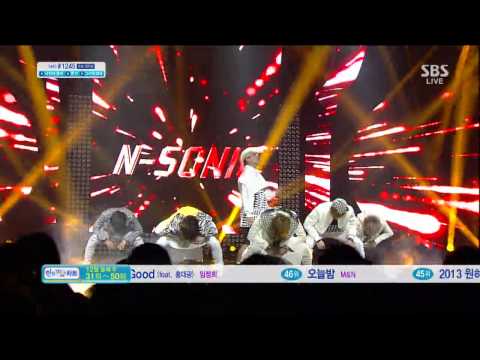 [ENSONIC - N-SONIC] - Run & Run @ Volkslied Inkigayo 131208