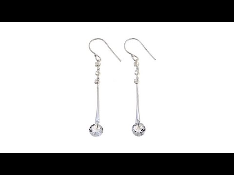 Deb Guyot  Herkimer "Diamond" Quartz Sleek Earrings