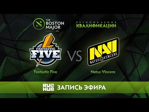 Fantastic Five vs Natus Vincere, Boston Major Qualifiers - Europe [GodHunt, Lex]
