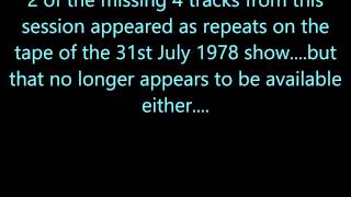 Patrik Fitzgerald - Little Fishes (John Peel Session 1978)