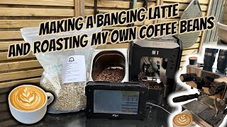 Roasting coffee beans with my Kaleido M1 Coffee roaster