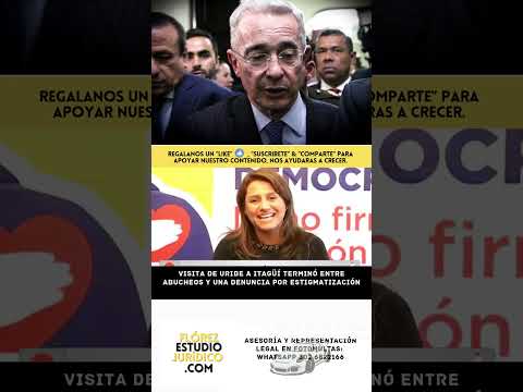 Visita de Uribe a Itagüí: Abucheos y estigmatización #colombia #democracia #petro #transparencia