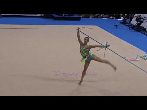 Danielle PRINCE (AUS) clubs - 2015 Stuttgart worlds Qualifs