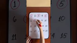 Odd Numbers from 1 to 20 | Cher Jhoy #fypシ #mathematics #mathtutorial #learning