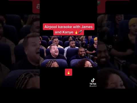 kanye west Airpool karaoke with James