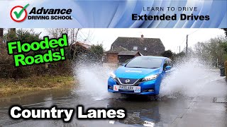 Driving On Flooded Country Lanes... In The Rain!