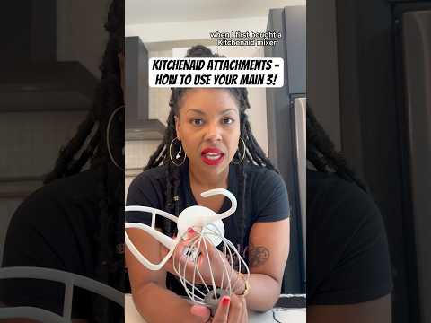How to use your 3 main KitchenAid beaters! #baking #tipsandtricks