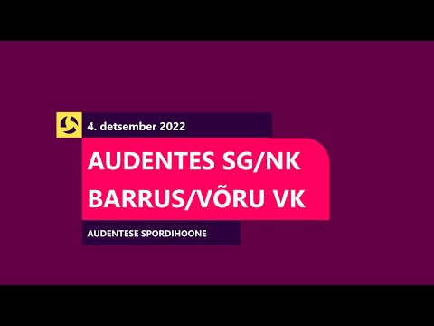 Audentese SG/Noortekoondis vs Barrus/Võru Võrkpallilubi - Optibet naiste Balti liiga, 4.12.2022