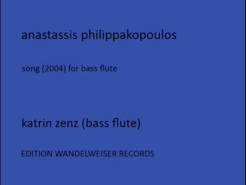 anastassis philippakopoulos - song for bass flute