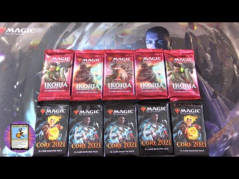 HOW MANY MYTHICS? Core 2021 Vs Ikoria Pack Battle!