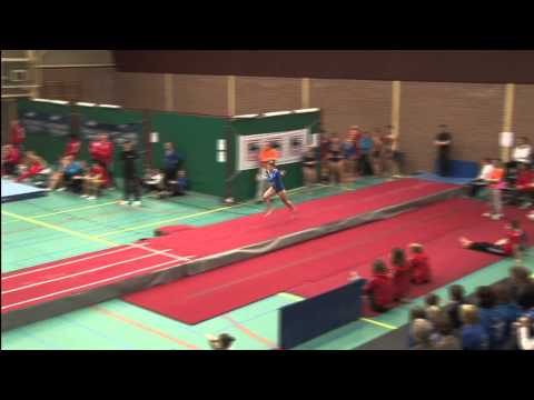 2015-03-29 Tachina Peeters - Vlaams Kampioenschap Tumbling te Eksel - Eerste finale reeks