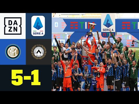 Inter spaziert zur Meisterschaft : Inter Mailand - Udinese 5:1 | Serie A | DAZN Highlights