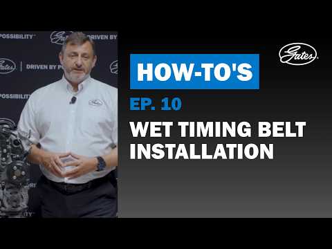 Wet timing belt replacement Ford 1.0 L EcoBoost Engine using Gates PowerGrip™ kit