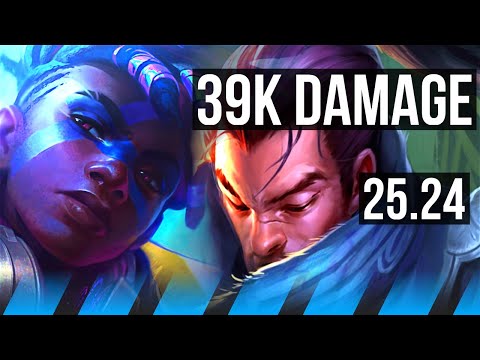 EKKO vs YASUO (MID) | 39K damage | KR Diamond | 25.24