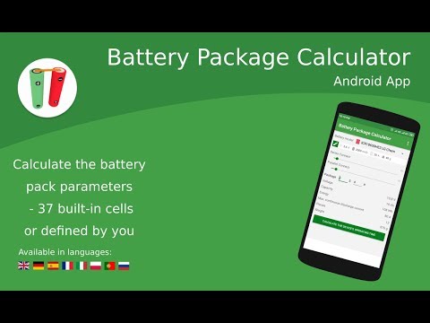 Battery Pack Calculator - DIY Video