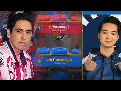 Pompeyo4 vs Egor(hazard ) 7700 Balloon cycle gameplays 👈 Clash Royale