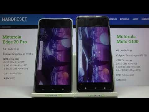 Motorola Edge 20 Pro vs Motorola Moto G100 Wild life test / Wild Life on  Edge 20 Pro and Moto G100