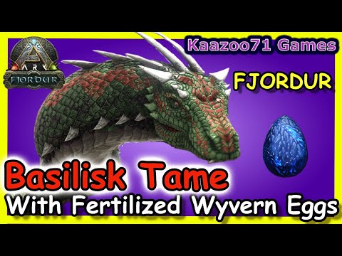 Taming a Basilisk with Wyvern Eggs on Fjordur Ark💥