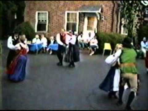 Walter Eriksson with Hälsinge Hambon Group - Vasa Folkdancers of New York Performing at Solhem